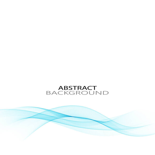 Абстрактный фон, синие прозрачные линии для брошюры, веб-сайт, дизайн листовок. дымовая волна волнистые линии
