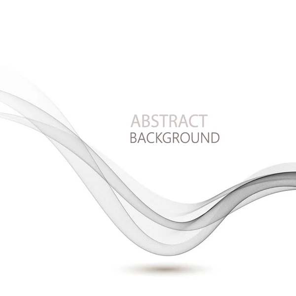 Abstract gray wave element for design, vector illustration eps10 — Stock Vector