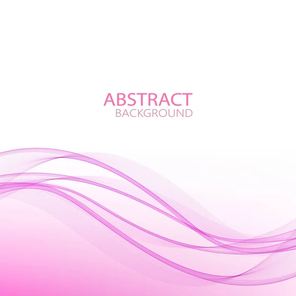 Abstract elegant lilac wave vector design background — Stock Vector