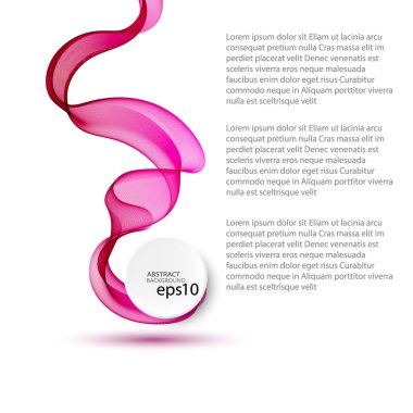 Soyut arkaplan şekilli yaratıcı tasarım. Gölgeli dikey pembe moda dalga. eps10