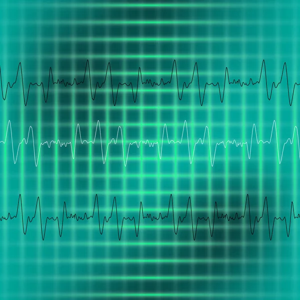 Eğri çizgi ölçeğinde soyut ızgara vektör arkaplanı