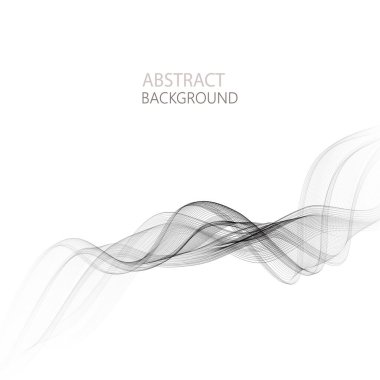 Gri teknoloji tasarım geçmişi. Gri dalgalı beyaz arkaplan.