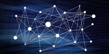 Resimde bir sanal ağ kavramının