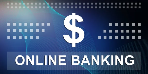 Illustrazione Concetto Online Banking — Foto Stock