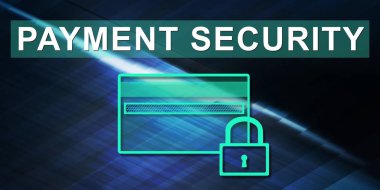 Resimde bir ödeme güvenlik kavramının