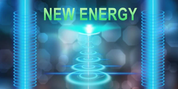 Illustration New Energy Concept — Stock Photo, Image