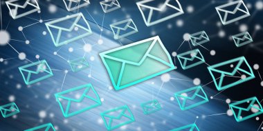 Bir e-posta kavram gösteren resim