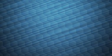 Çizgili mavi altıgen mozaik arka plan