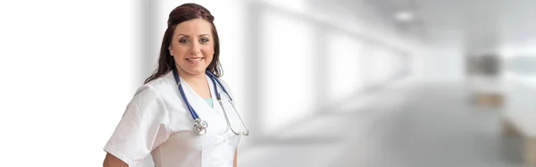 Portret Doktora Kobiece Szpitalu — Zdjęcie stockowe