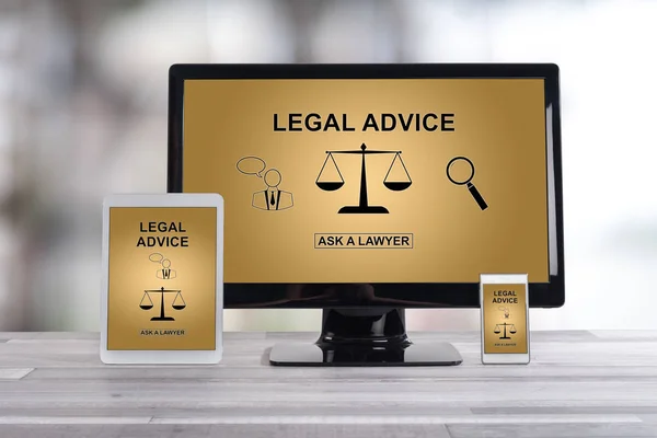 Juridisch Advies Verschillende Informatietechnologietoestellen — Stockfoto