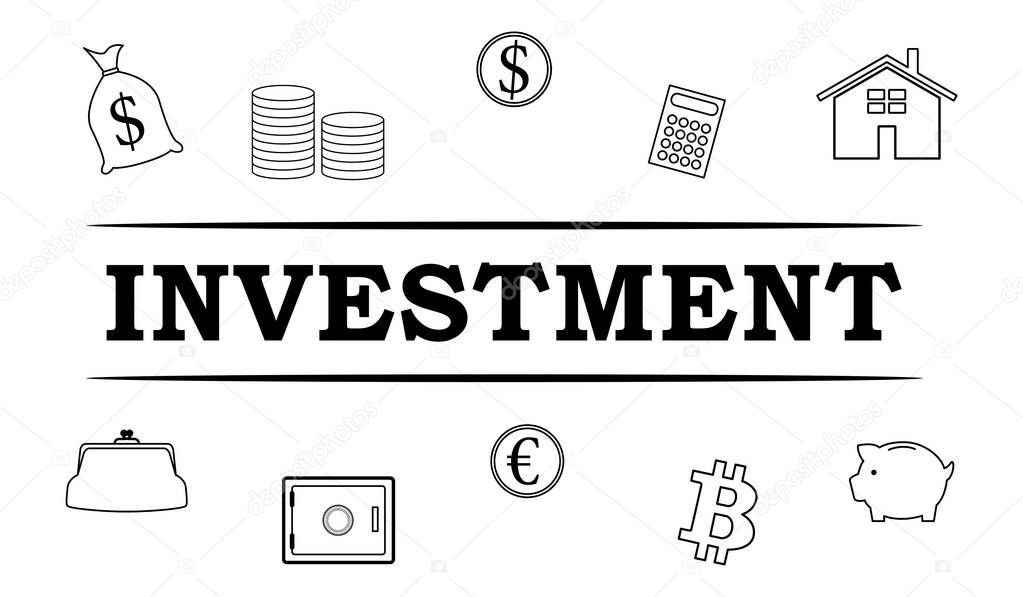 Illustration of an investment concept