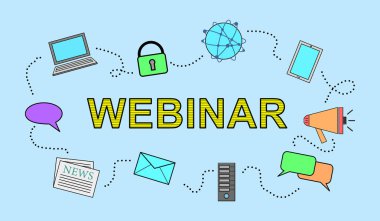 Webinar konseptinin tasviri