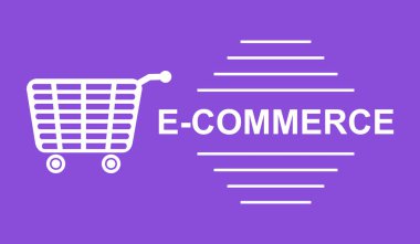 Bir e-ticaret kavramı çizimi