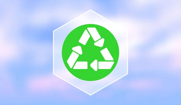Ilustrace Konceptu Recyklace — Stock fotografie