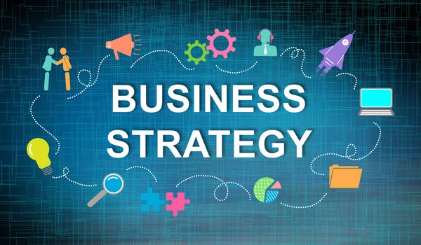 Illustration of a business strategy concept