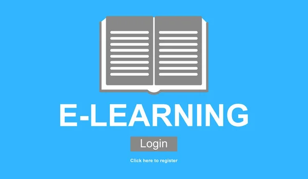 Concepto de e-learning — Foto de Stock