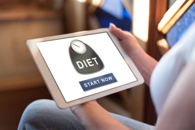 Diyet kavramı bir Tablet