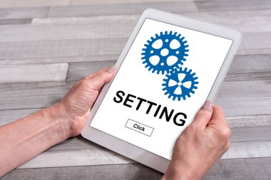 Ayar kavramı bir Tablet