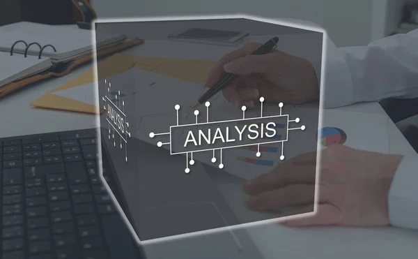 Konzept der Analyse — Stockfoto