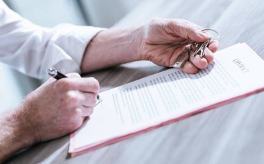 Emlak sözleşme imza (kullanılan Lorem Ipsum metin