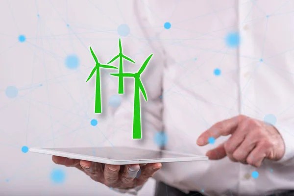 Concept of clean energy — Stock Photo, Image