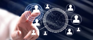 Kadın dokunmadan sosyal ağ