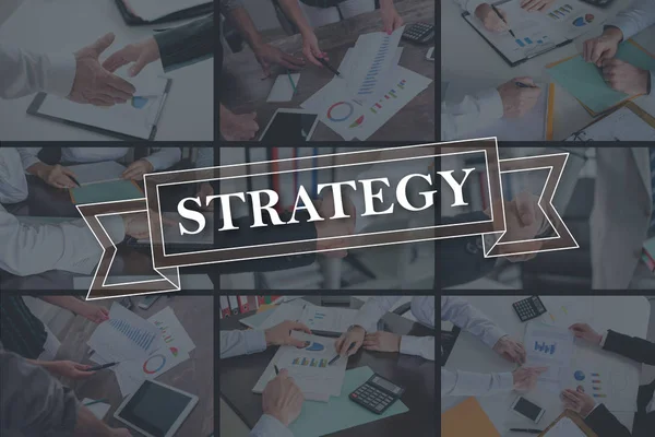 Konzept der Strategie — Stockfoto