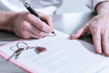 Emlak sözleşme imza (kullanılan Lorem Ipsum metin)