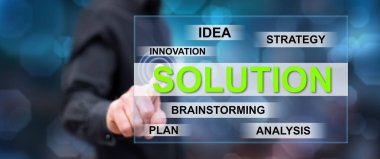 Bir çözüm kavram dokunmadan adam