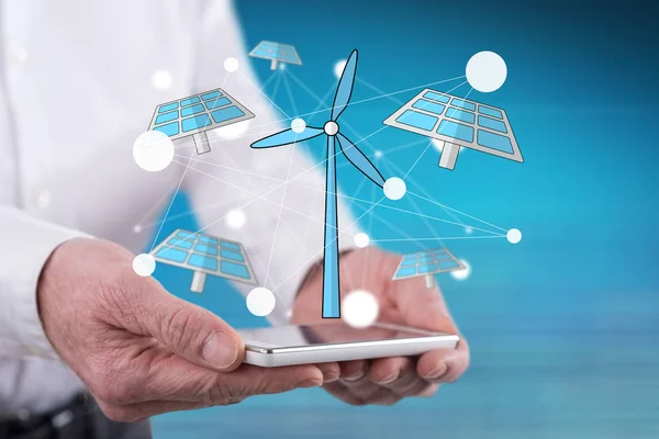 Concept of green energy — Stock Photo, Image