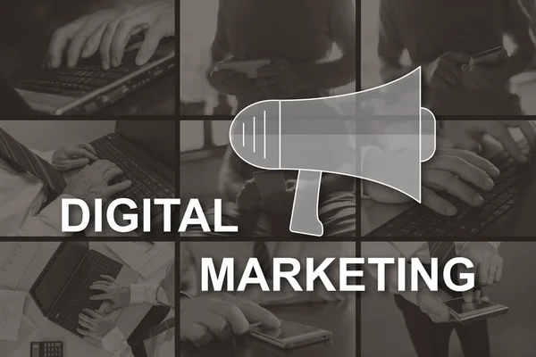 Concept van digitale marketing — Stockfoto