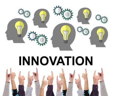 Yenilik kavramı birkaç parmak tarafından işaret