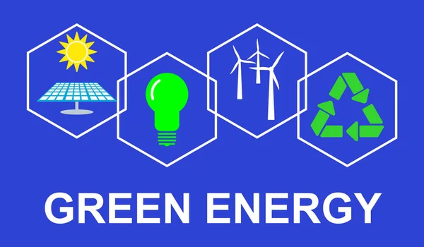 Concetto di energia verde — Foto Stock