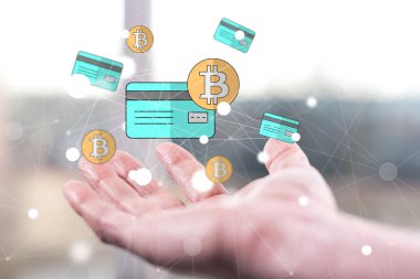 Bitcoin kredi kartı kavramı