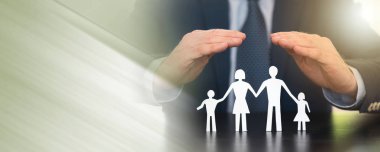 Aile sigortası kavramı; ışık efekti