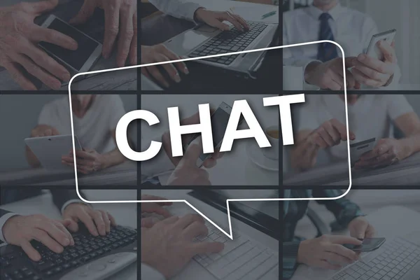 Concept of chat — Stock Photo, Image