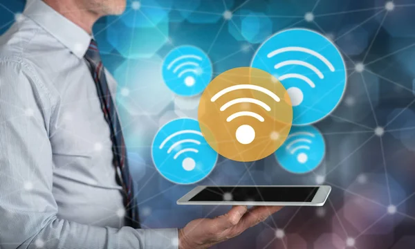 Concept of wifi — Stock Photo, Image