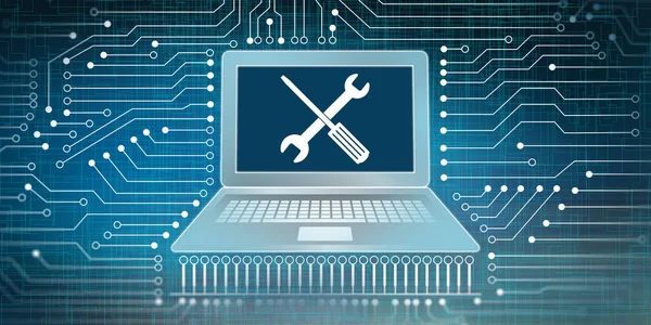 System maintenance and network connection concept