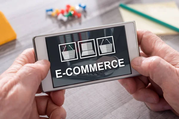 Concept van e-commerce — Stockfoto