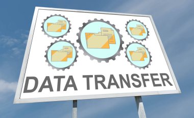 Veri aktarım kavramı bir panoda