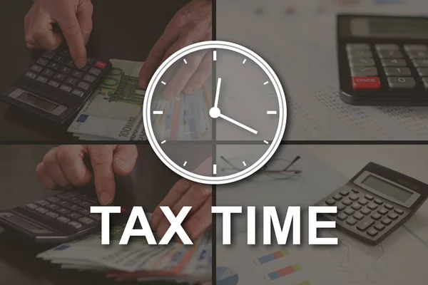 税の時間の概念 — ストック写真