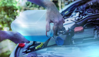 El bir araba mekanik boşaltma pad