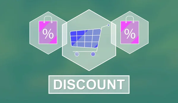 Concept of discount — Stock Photo, Image