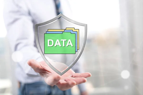 Concept of data protection — Stock Photo, Image