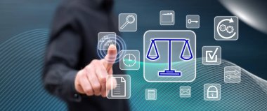 İş uyumuna dokunan adam