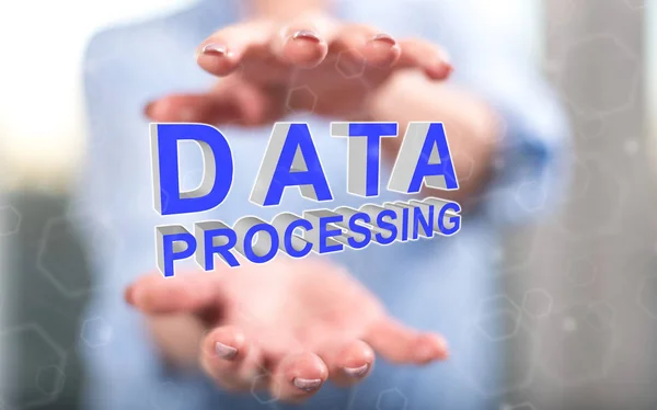 Concept of data processing — Stock Photo, Image