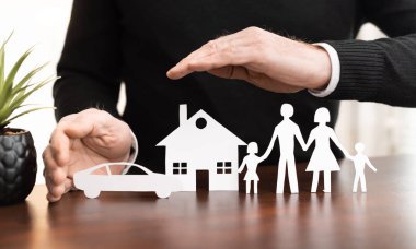 Aile, ev ve araba sigortası kavramı