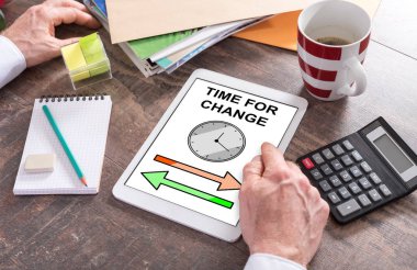 Tablette değişiklik kavramı için zaman