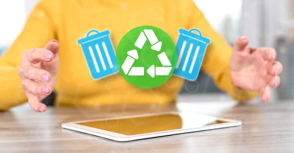 Concepto de reciclado — Foto de Stock