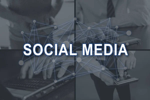 Concept of social media — Stock Photo, Image